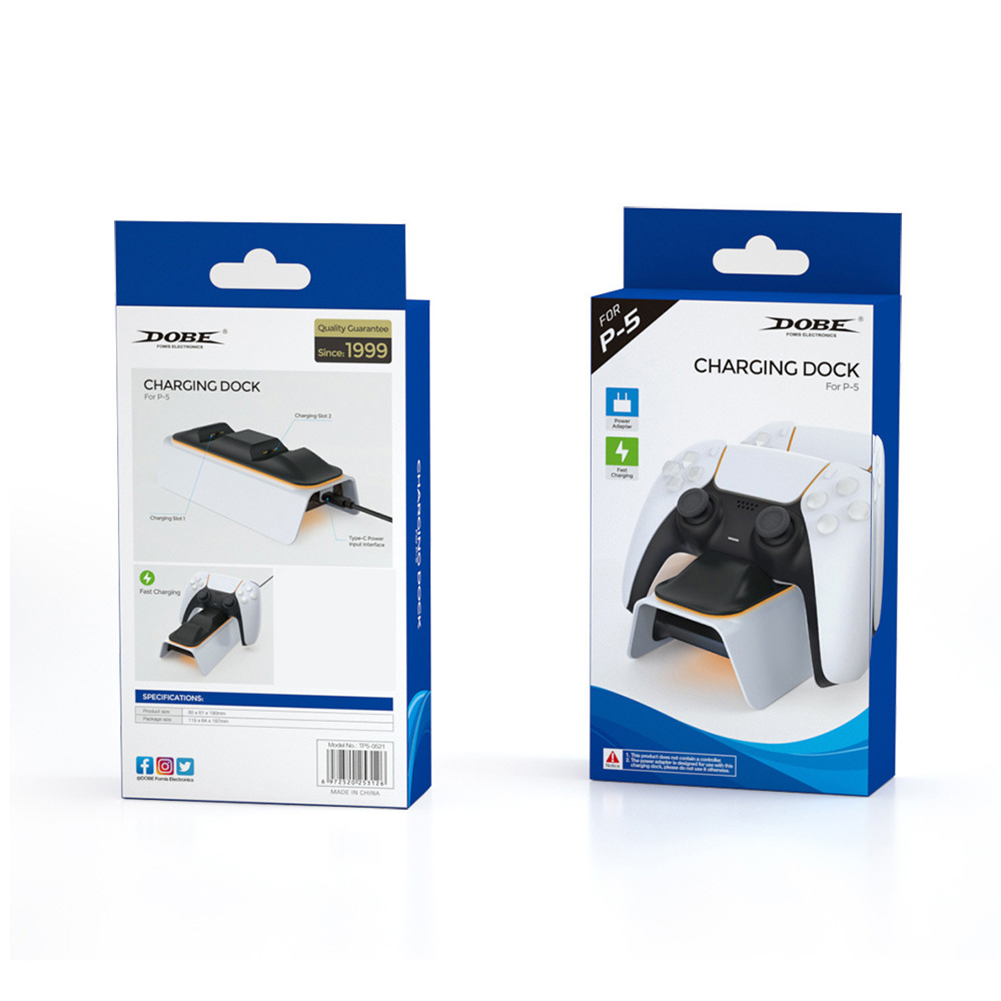 thumbnail image 2 of Cargador dual Soporte de carga dual profesional para PS5 Wireless Gamepad Joystick, 2 of 9