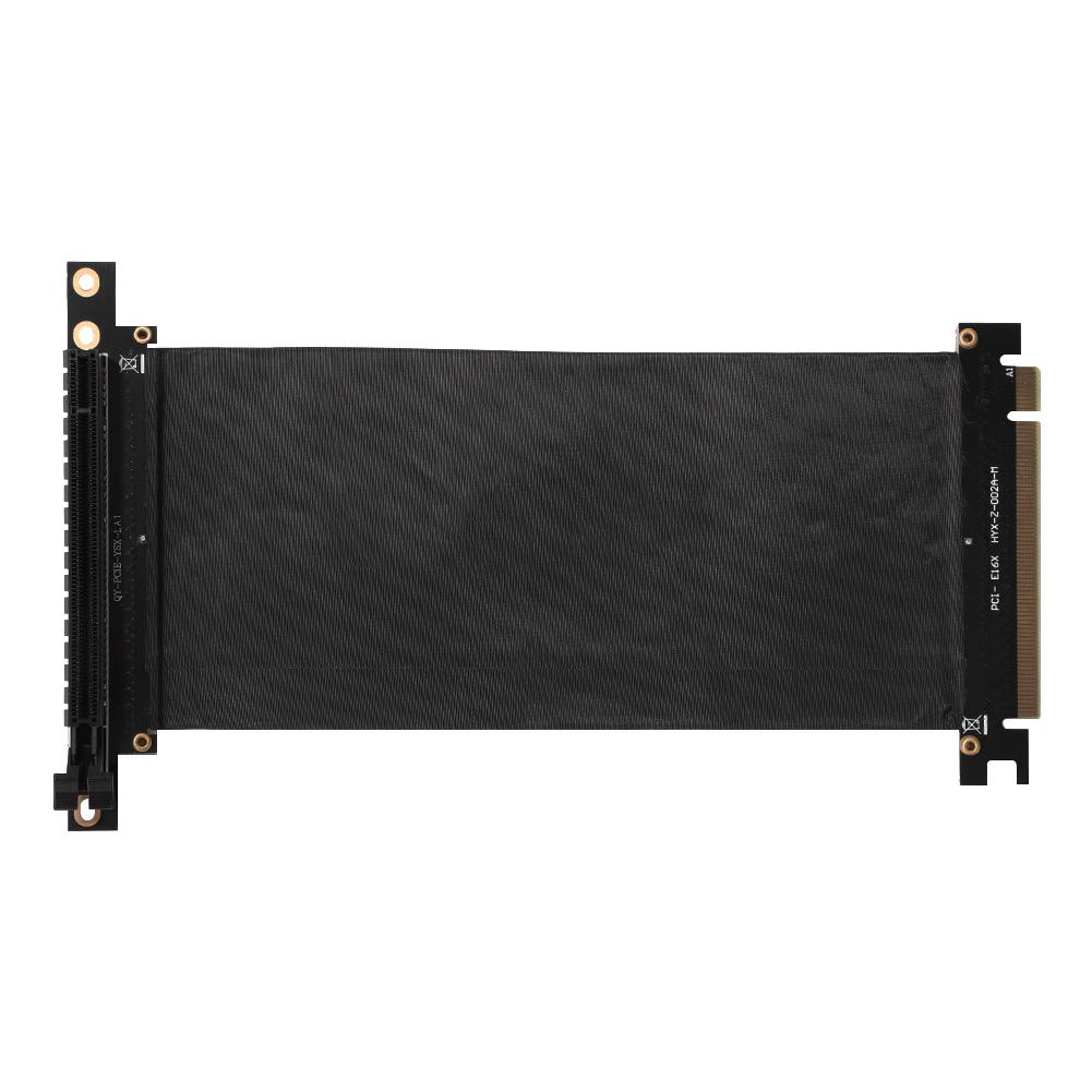 thumbnail image 3 of Cable de extensión PCIe 3.0 16X Tarjeta elevadora de cinta de 90 grados 16X a 16X (20 cm), 3 of 9
