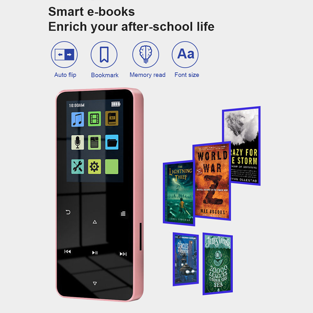 thumbnail image 5 of Reproductor MP3 MP4 TFT Touch Bluetooth Video Walkman (con 8G) Rosa, 5 of 5