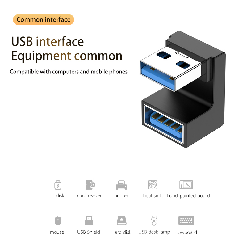 thumbnail image 5 of Adaptador 5V 3A Conector 10Gbps Tipo-A a Tipo-A OTG para Computadora (F), 5 of 5
