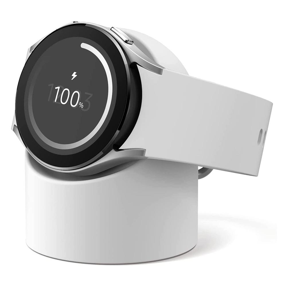 thumbnail image 3 of Organizador de cables con soporte de cargador inalámbrico para Galaxy Watch 5/5Pro (blanco), 3 of 9