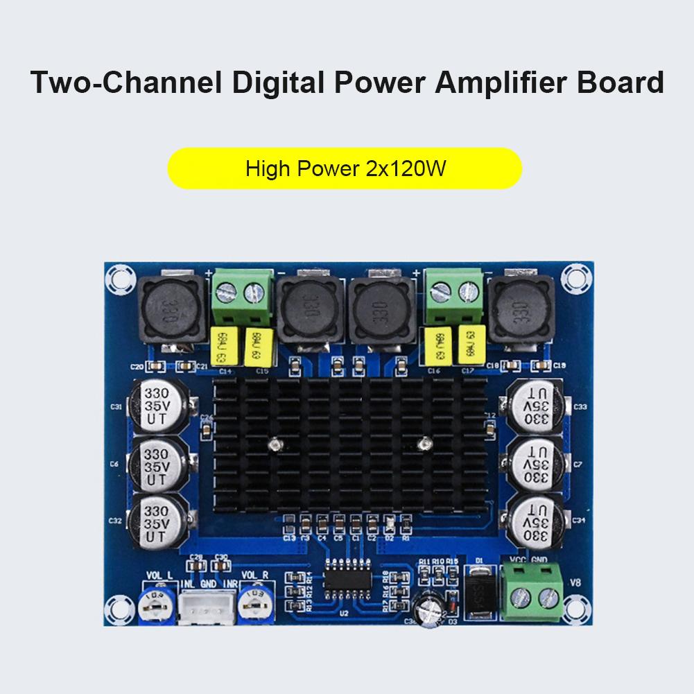 thumbnail image 5 of XH-M543 TPA3116D2 120Wx2 Kit de placa de subwoofer amplificador digital de doble canal, 5 of 5