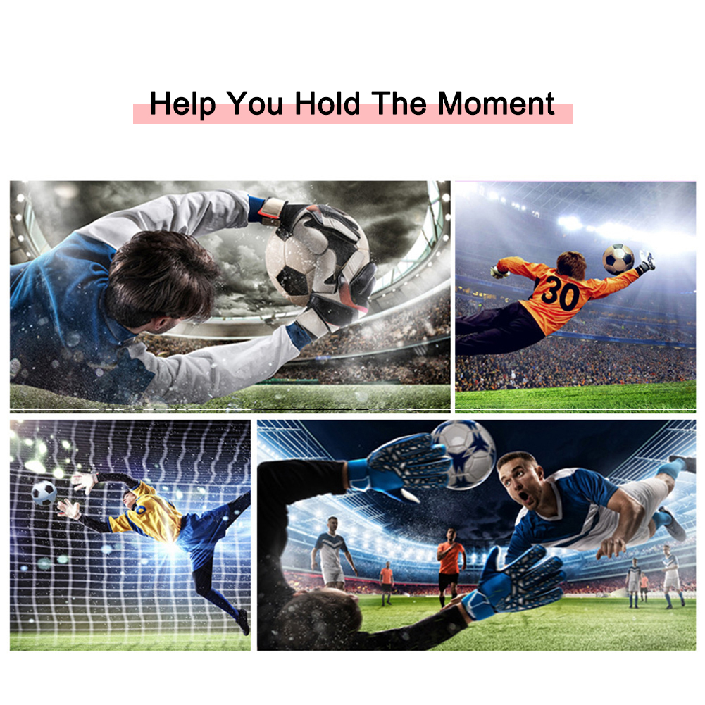 thumbnail image 4 of Guantes de portero Guantes de portero de fútbol profesional Accesorios de entrenamiento deportivo, 4 of 9