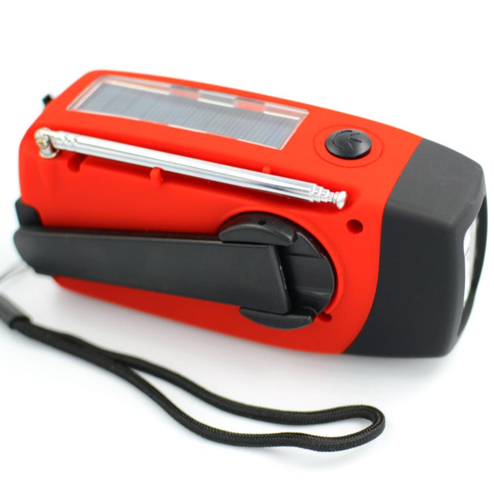 thumbnail image 2 of Antorcha de Radio solar Ehuebsd portátil 2000 mAh FM AM WB NOAA negro, 2 of 9