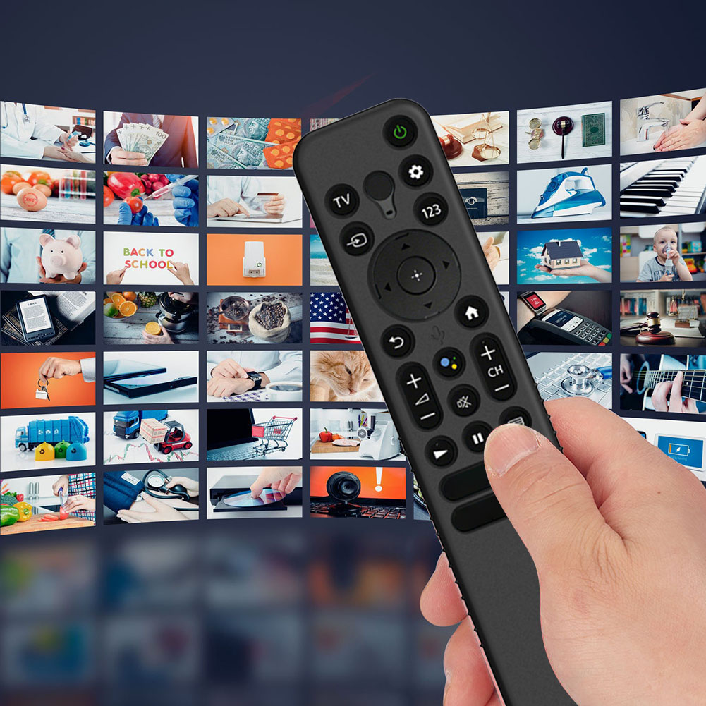Fundas protectoras de silicona con cubierta de control remoto con cordón para Sony X90K/A90K