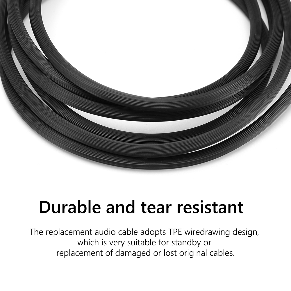 thumbnail image 5 of Cable de audio para auriculares AUX de 1,5 m y 3,5 mm para WH-1000XM5 XM4 XM3/WH-H900N H800, 5 of 9