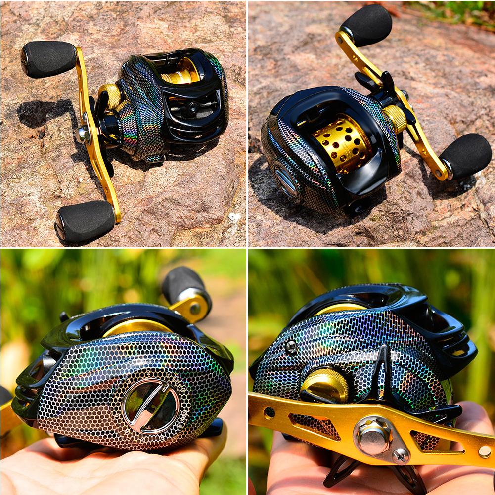 thumbnail image 3 of Copa DIY Baitcasting Carrete Cojinete de carrete poco profundo 18 + 1BB Rueda de pesca (Micro), 3 of 8