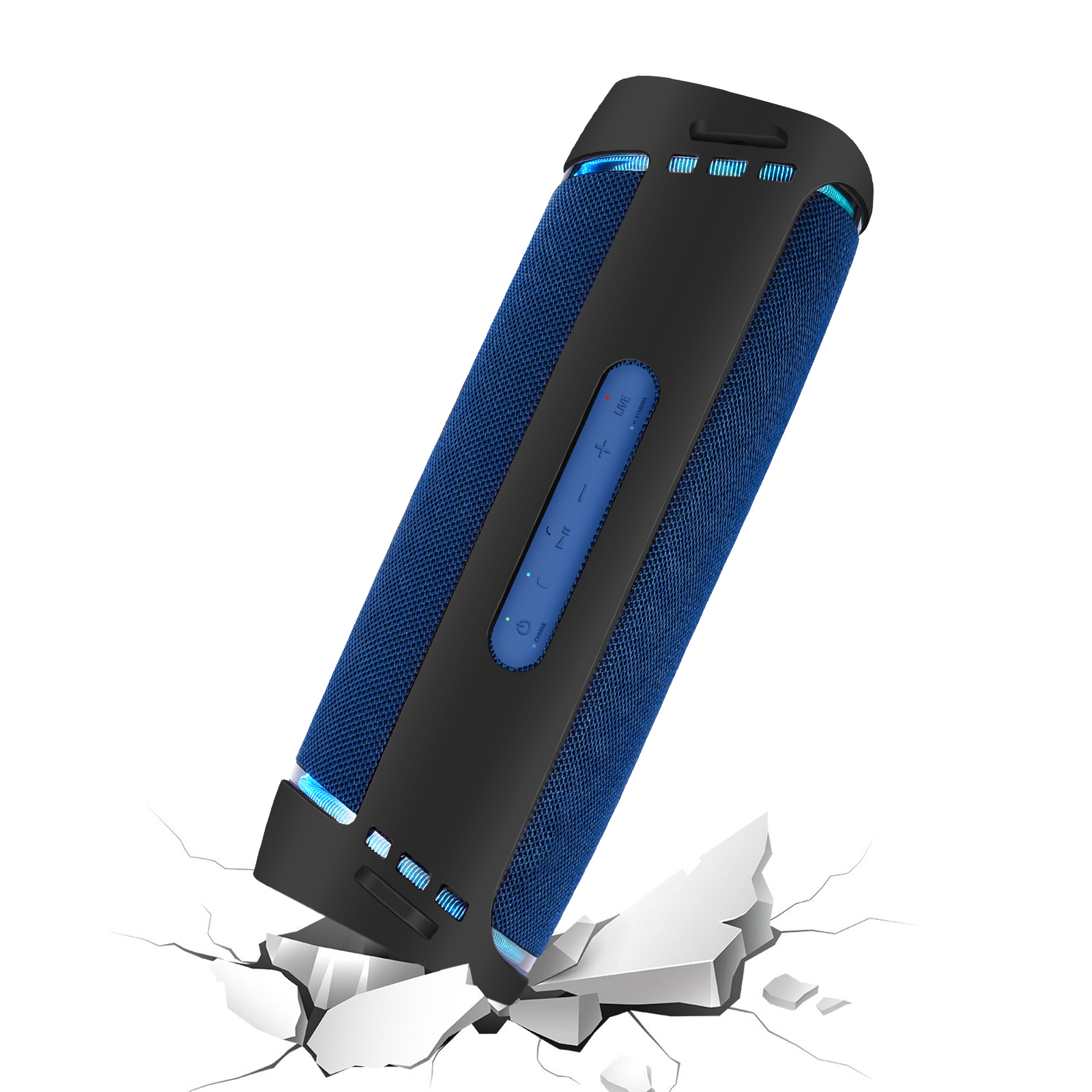 thumbnail image 1 of Bolsa de transporte impermeable Funda protectora de silicona portátil para SONY SRS-XB43, 1 of 9