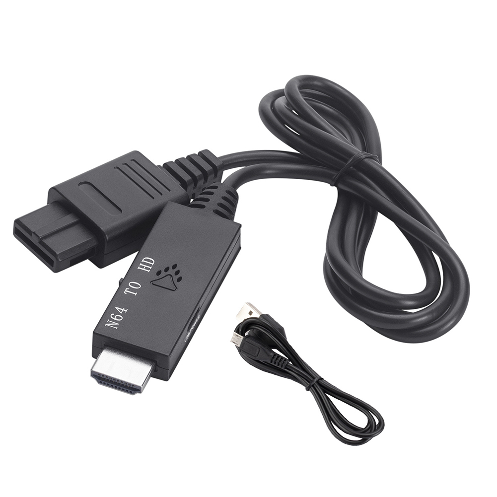 thumbnail image 3 of Cable convertidor Ehuebsd 1 m Adaptador de consola N64 a HDMI para SNES/NGC/SFC, 3 of 9