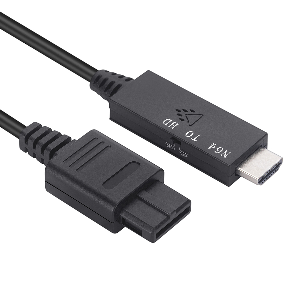 thumbnail image 1 of Cable convertidor Ehuebsd 1 m Adaptador de consola N64 a HDMI para SNES/NGC/SFC, 1 of 9