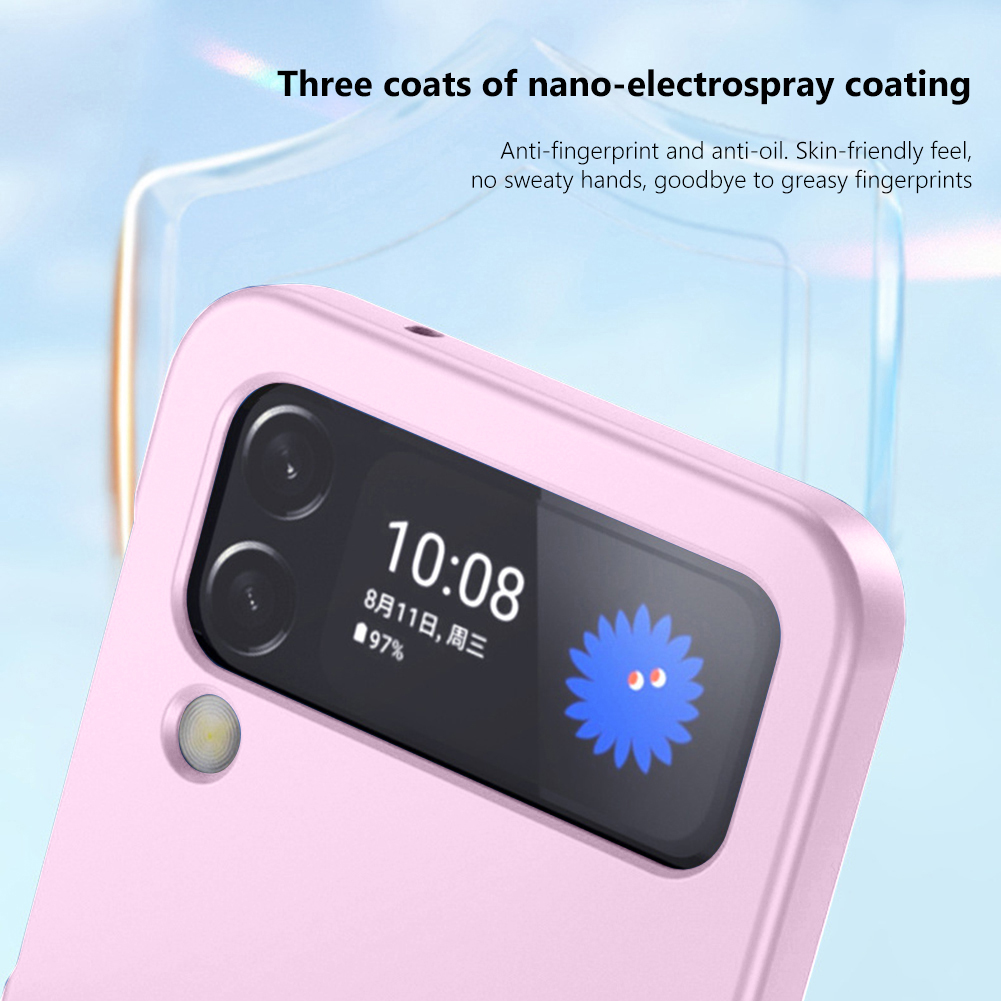 thumbnail image 4 of Funda trasera ultrafina para Galaxy Z Flip3 Ehuebsd PC rosa, 4 of 8