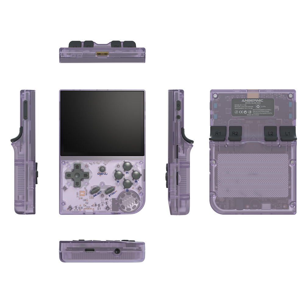 thumbnail image 5 of Consola de juegos portátil retro para niños (64G + 128G) Púrpura, 5 of 9