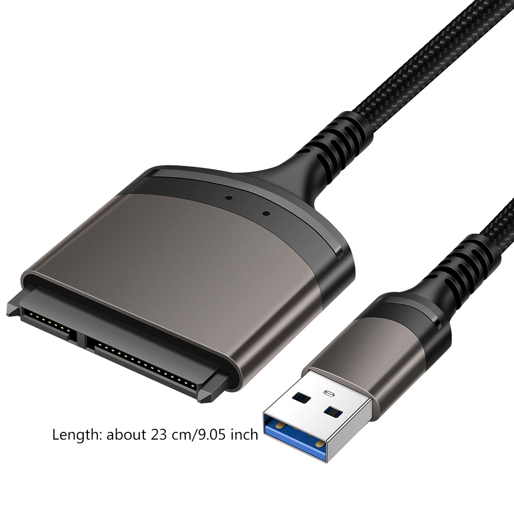 thumbnail image 2 of 23cm USB 3.0/Tipo C a SATA Cable Conector de computadora 1 Gbps para 2.5 Pulgadas SSD HDD, 2 of 9