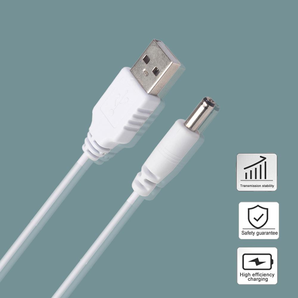 thumbnail image 1 of Cable de alimentación USB A a DC 3,5 mm 3,5 x 1,35 mm 5 V DC Cable Jack de barril 2 piezas, 1 of 6
