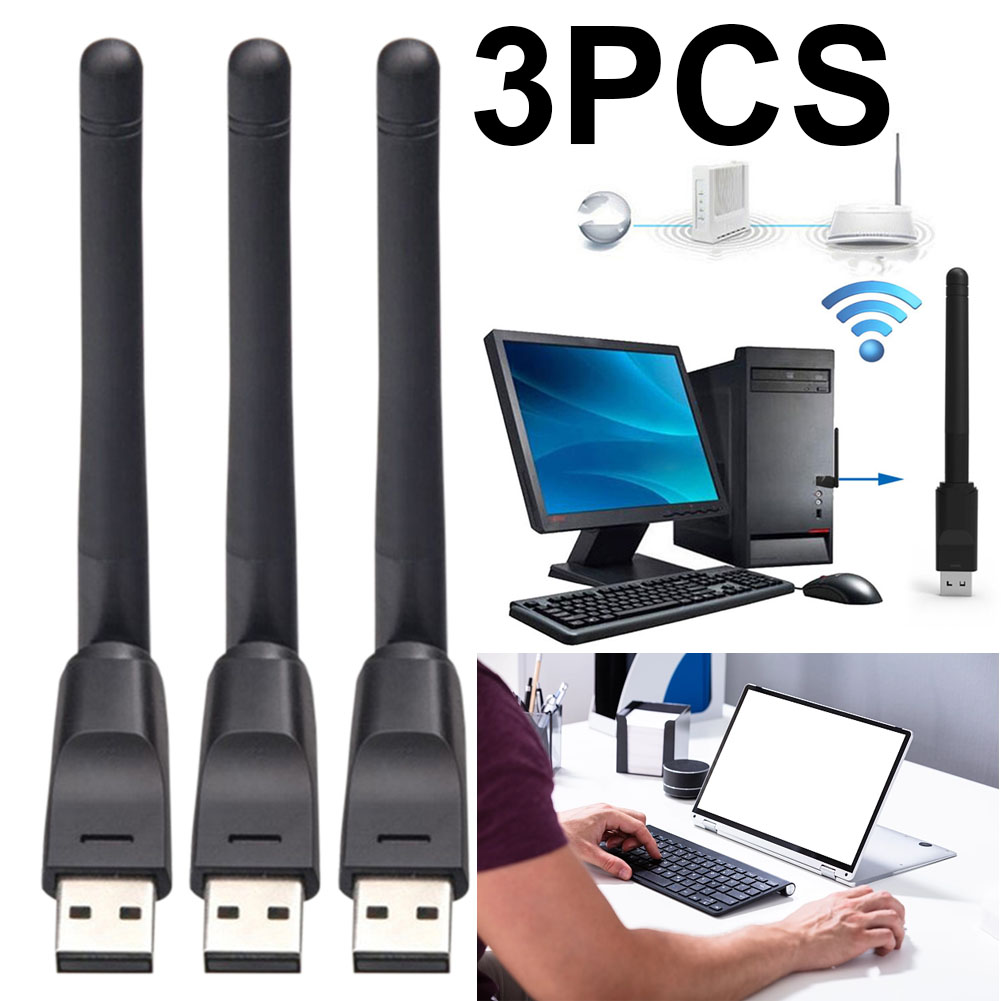 uds 150Mbps Mini adaptador WiFi 2,4GHz tarjeta de red inalámbrica USB para PC ordenador portátil de escritorio