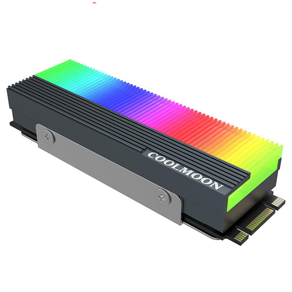 thumbnail image 3 of 4 Uds CM-M2A M.2 disipador térmico para SSD enfriador 2280 ARGB radiador de disco de estado sólido, 3 of 8