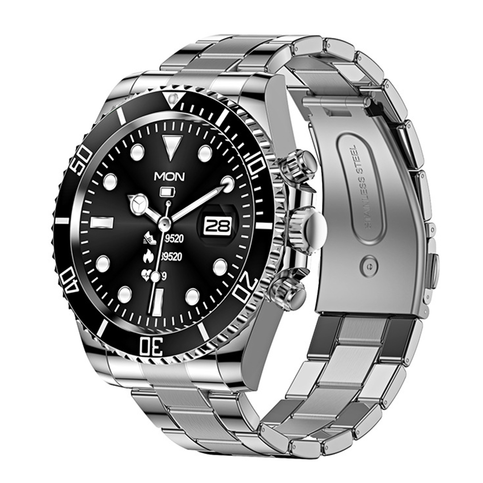 thumbnail image 3 of Reloj inteligente AW12 de 1,3 pulgadas con pantalla táctil completa, relojes deportivos de 320 mAh para Android IOS, 3 of 6