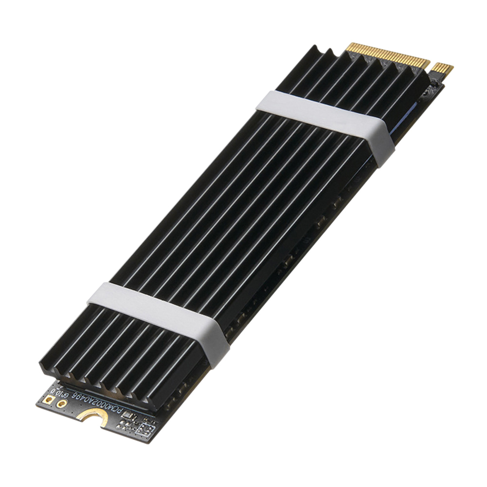 thumbnail image 2 of Disipador de calor SSD de metal con tornillos Disipador de calor de unidad de estado sólido para PS5 NVMe M.2 2280, 2 of 9
