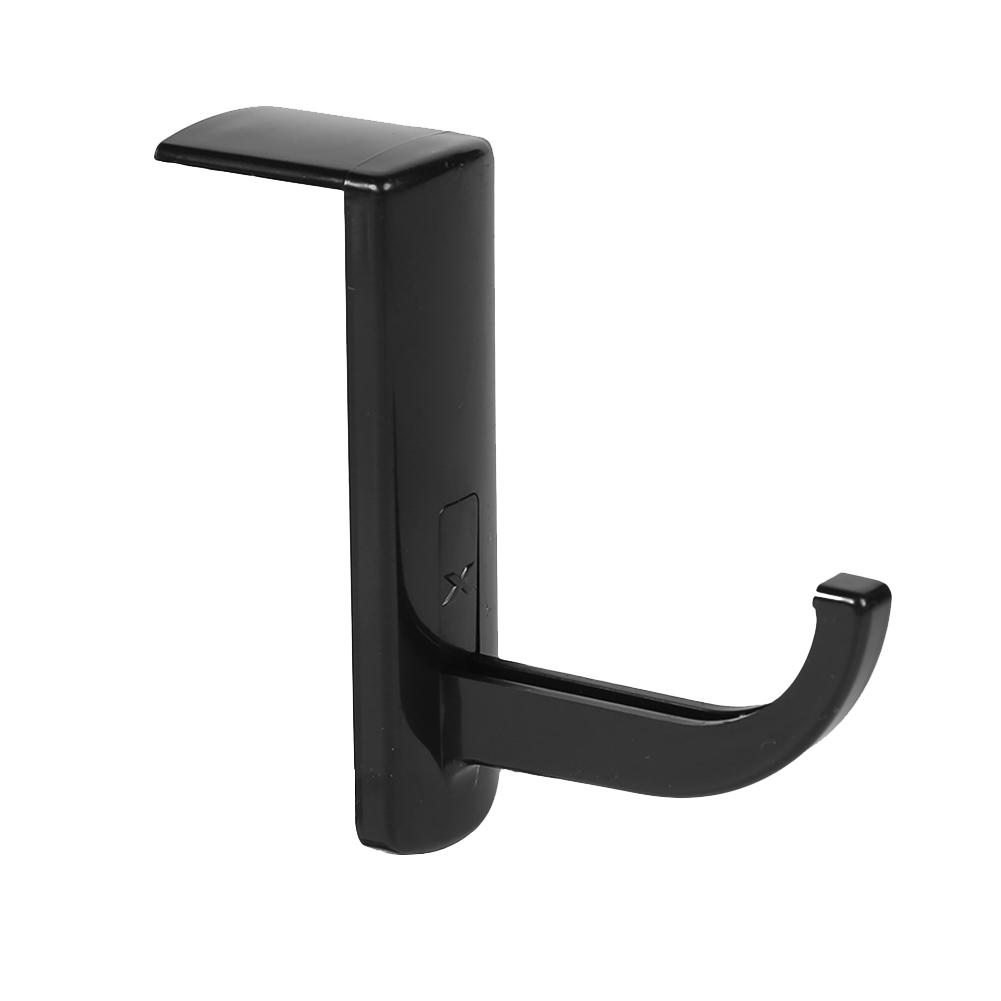 thumbnail image 3 of Soporte universal para auriculares Gancho de pared Monitor de PC Soporte para auriculares (Negro), 3 of 9