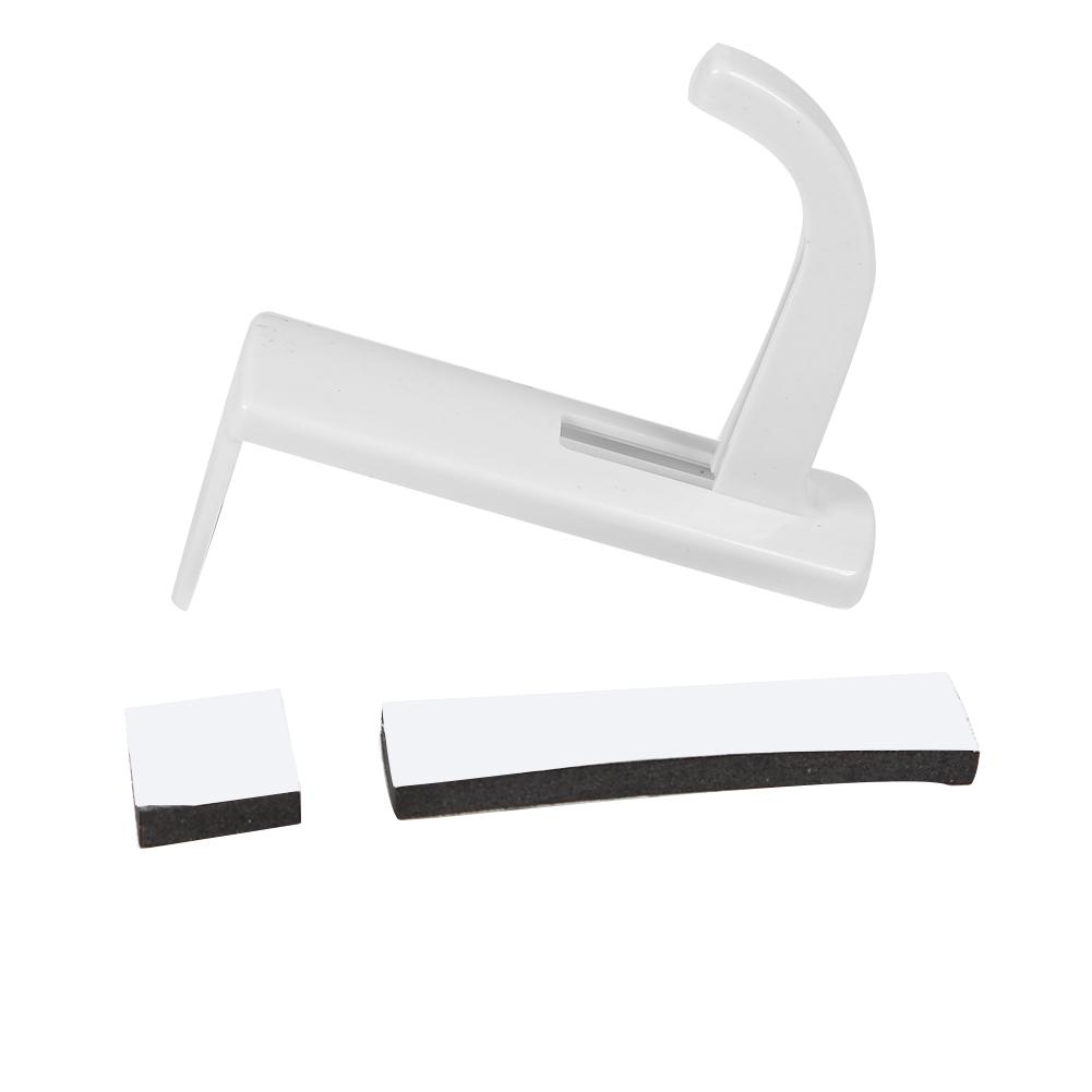 thumbnail image 2 of Soporte universal para auriculares Gancho de pared Monitor de PC Soporte para auriculares (Negro), 2 of 9