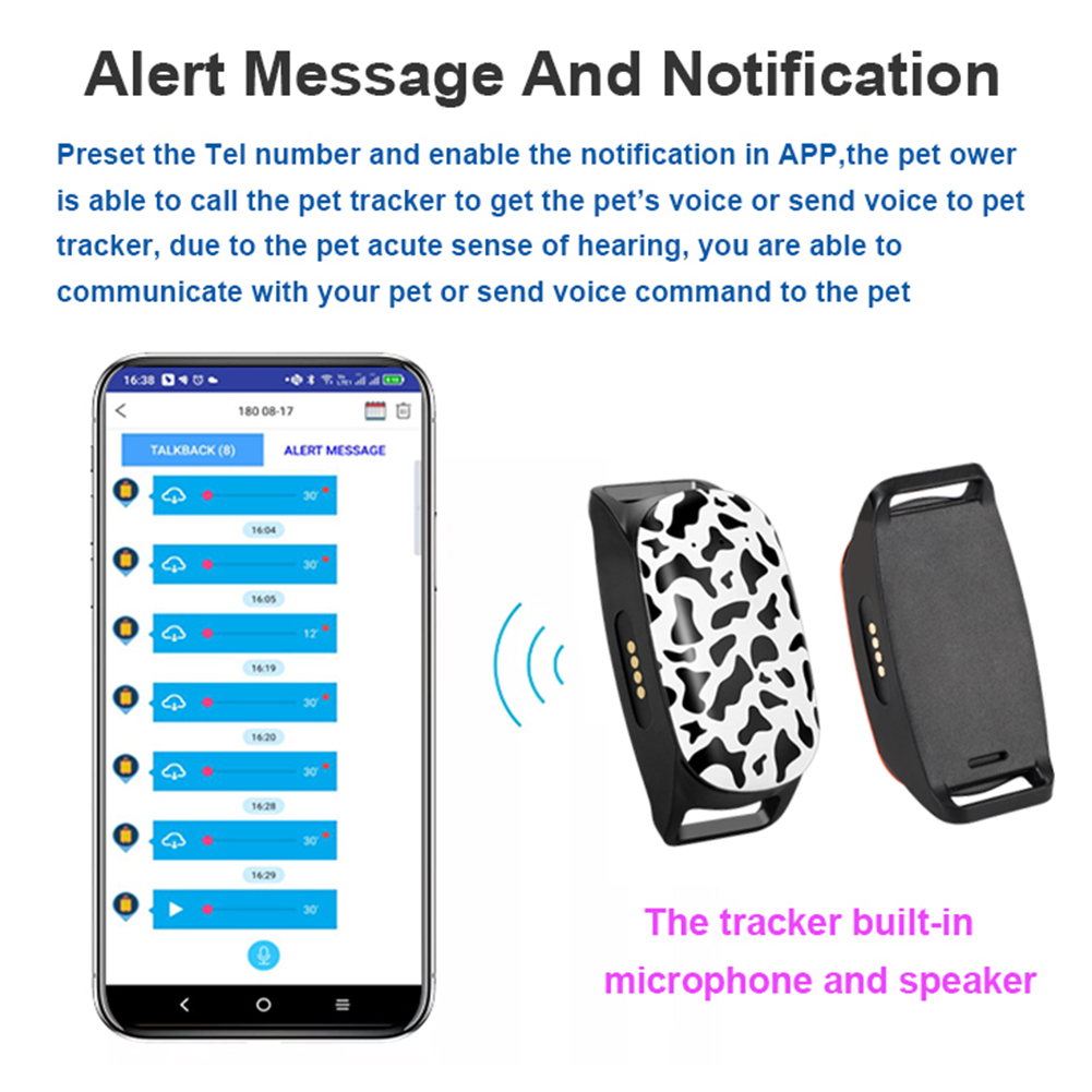 thumbnail image 4 of 4G Pet Locator Recargable Pet Tracker Dispositivo de collar inteligente para perros Gato Animales, 4 of 9