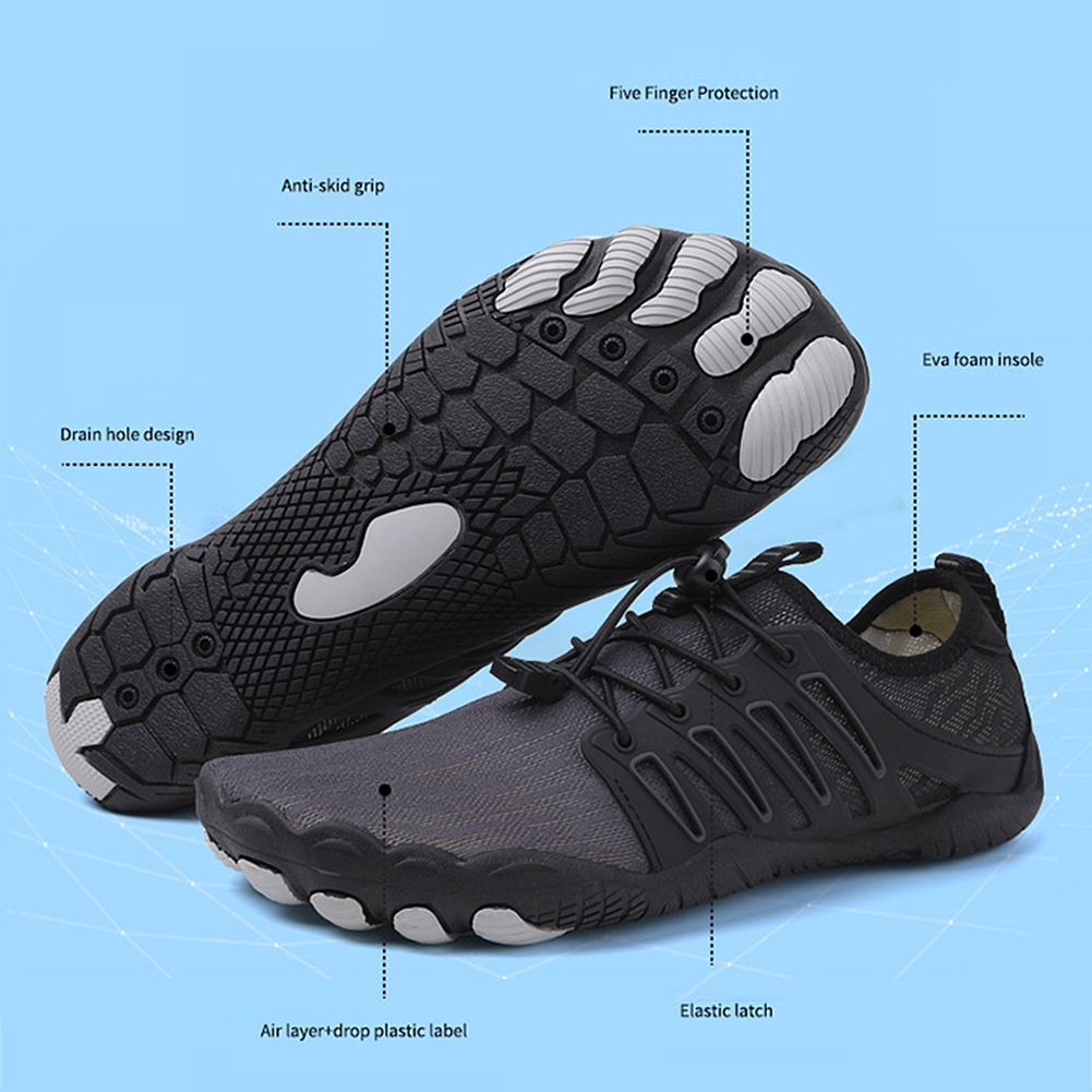 thumbnail image 4 of Zapatos acuáticos para correr, secado rápido y resistentes al desgaste para exteriores para mujeres y hombres, 4 of 9