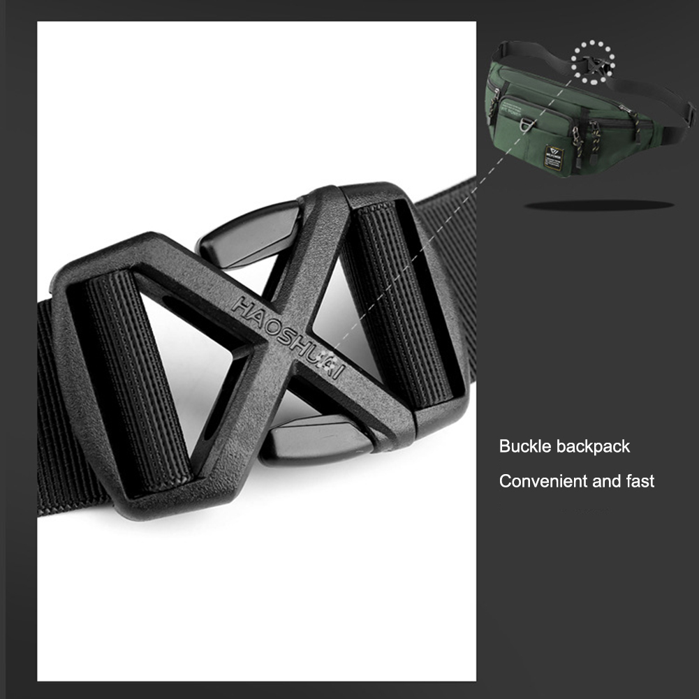 thumbnail image 2 of Bolsa de pecho para hombre, riñonera informal de nailon ajustable, accesorios para deportes al aire libre seguros, 2 of 9