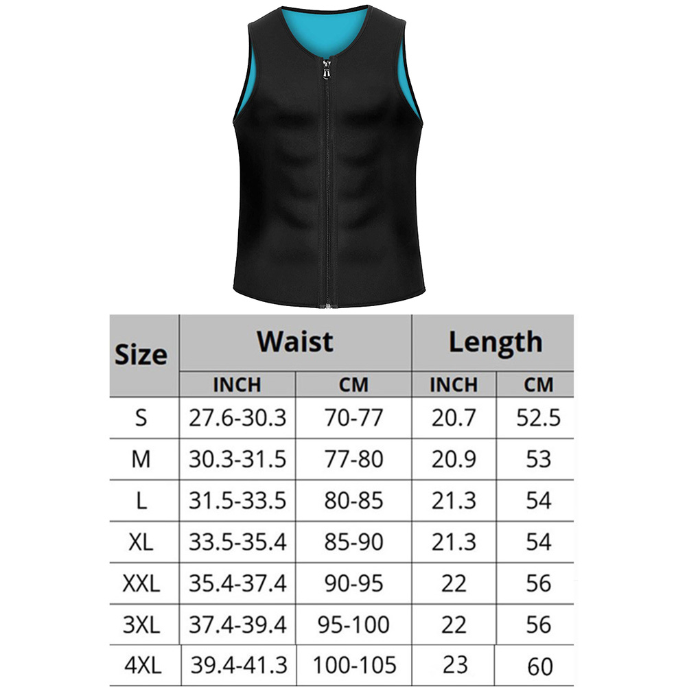 thumbnail image 2 of Fajas de neopreno para el cuerpo para hombres sudorosos que adelgazan la camiseta sin mangas deportiva para hacer ejercicio y hacer ejercicio, 2 of 9