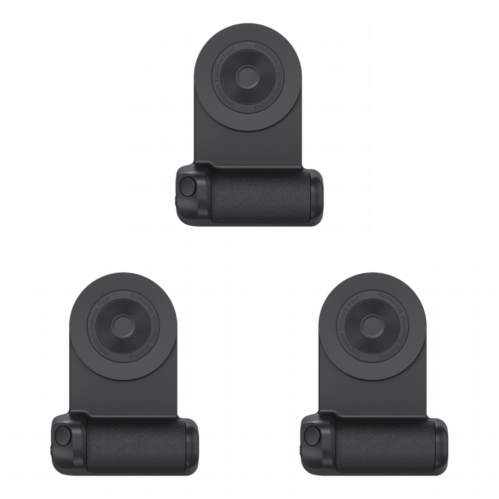 thumbnail image 3 of Soporte para teléfono Selfie compatible con Bluetooth 3 en 1 de 3 piezas para Android/iOS (negro básico), 3 of 8