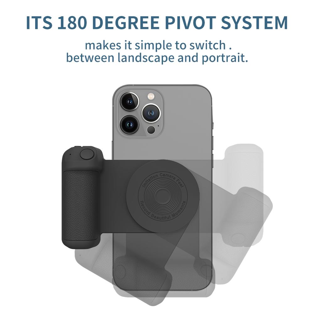 thumbnail image 1 of Soporte para teléfono Selfie compatible con Bluetooth 3 en 1 de 3 piezas para Android/iOS (negro básico), 1 of 8