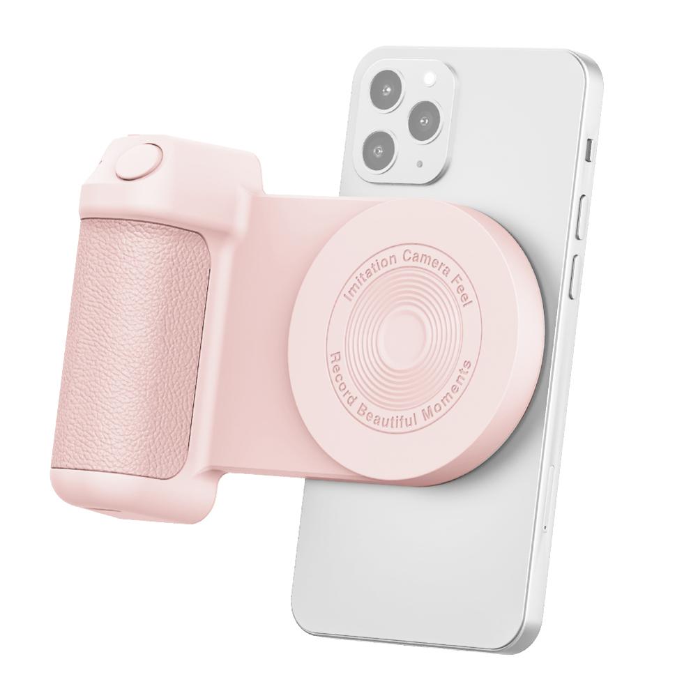 thumbnail image 2 of Soporte para teléfono selfie 3 en 1 compatible con Bluetooth para Android/iOS (rosa básico), 2 of 6