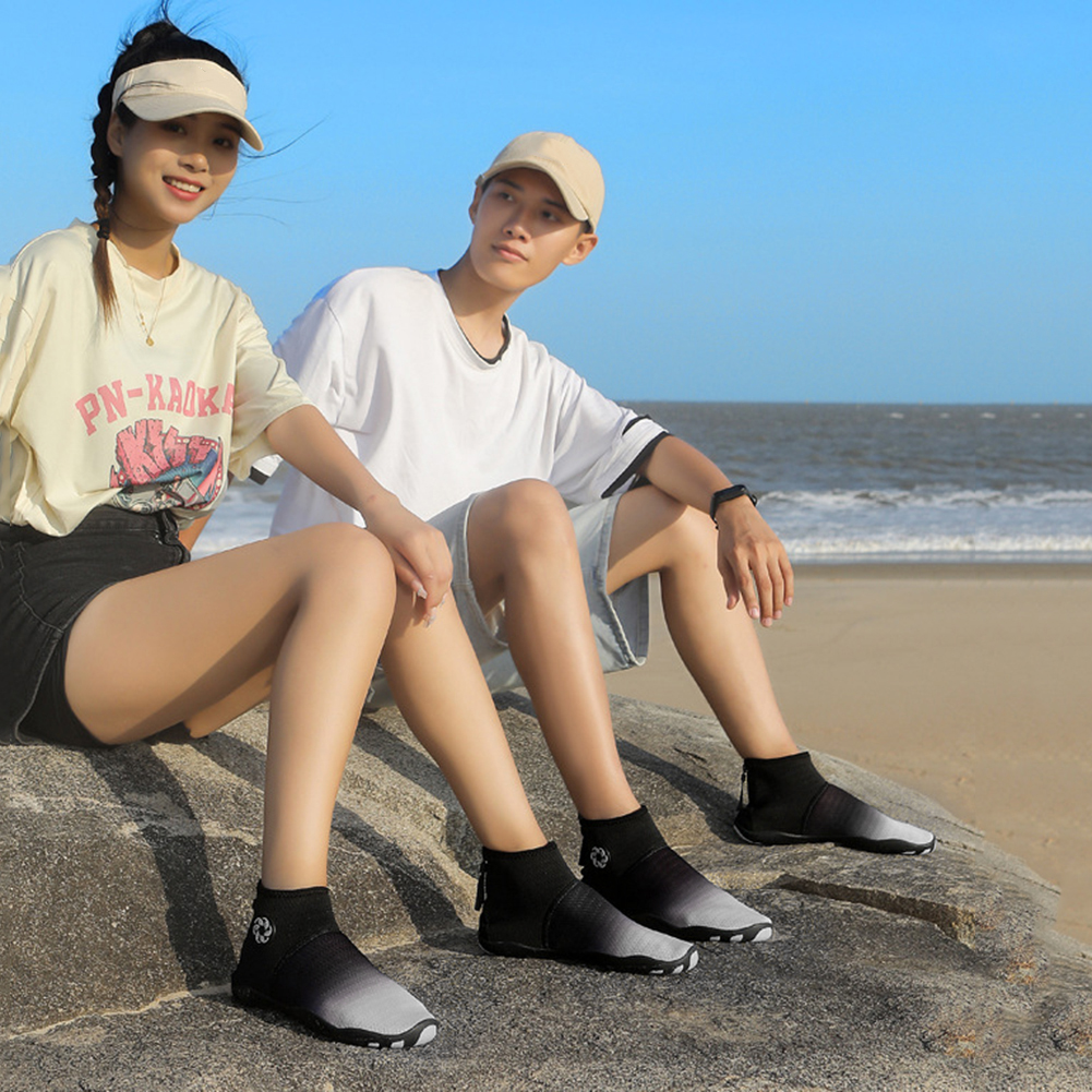thumbnail image 3 of Zapatos de agua de playa unisex, zapatos descalzos de agua de goma suave para bucear al aire libre, 3 of 9