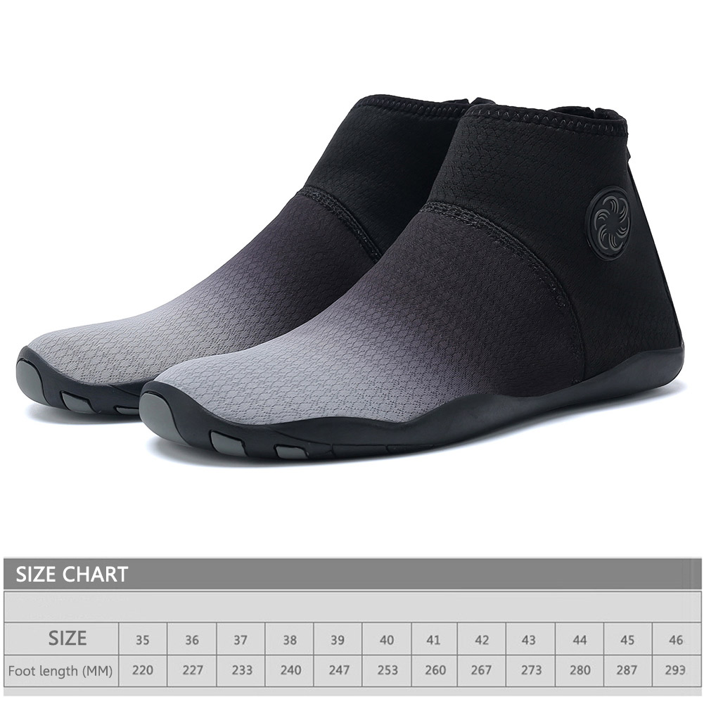 thumbnail image 2 of Zapatos de agua de playa unisex, zapatos descalzos de agua de goma suave para bucear al aire libre, 2 of 9