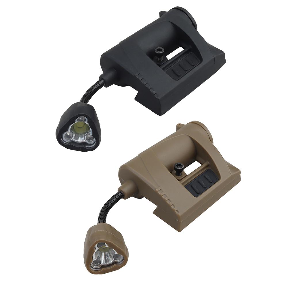 thumbnail image 3 of Equipo ligero Airsoft Casco Linterna Antorcha Ahorro de energía Caza (Tan), 3 of 9