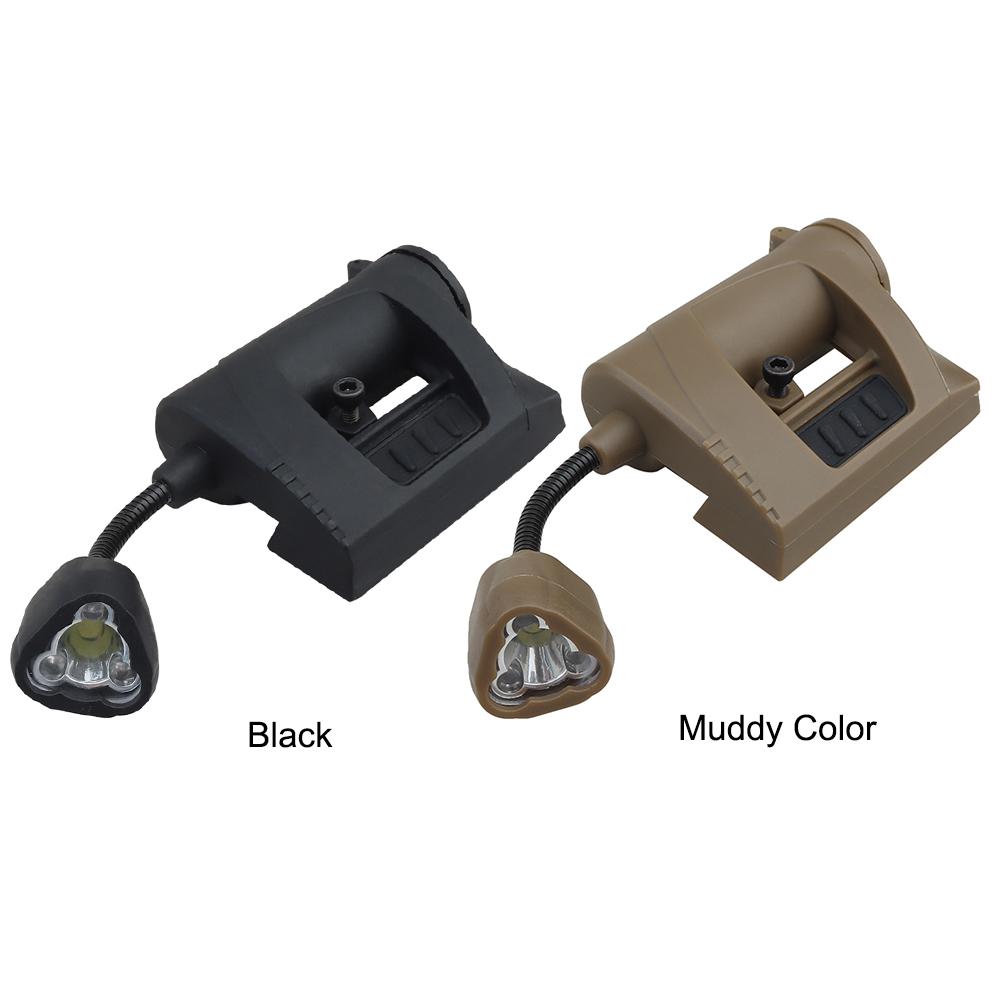 thumbnail image 4 of Equipo ligero Airsoft Casco Linterna Antorcha Ahorro de energía Caza (Tan), 4 of 9