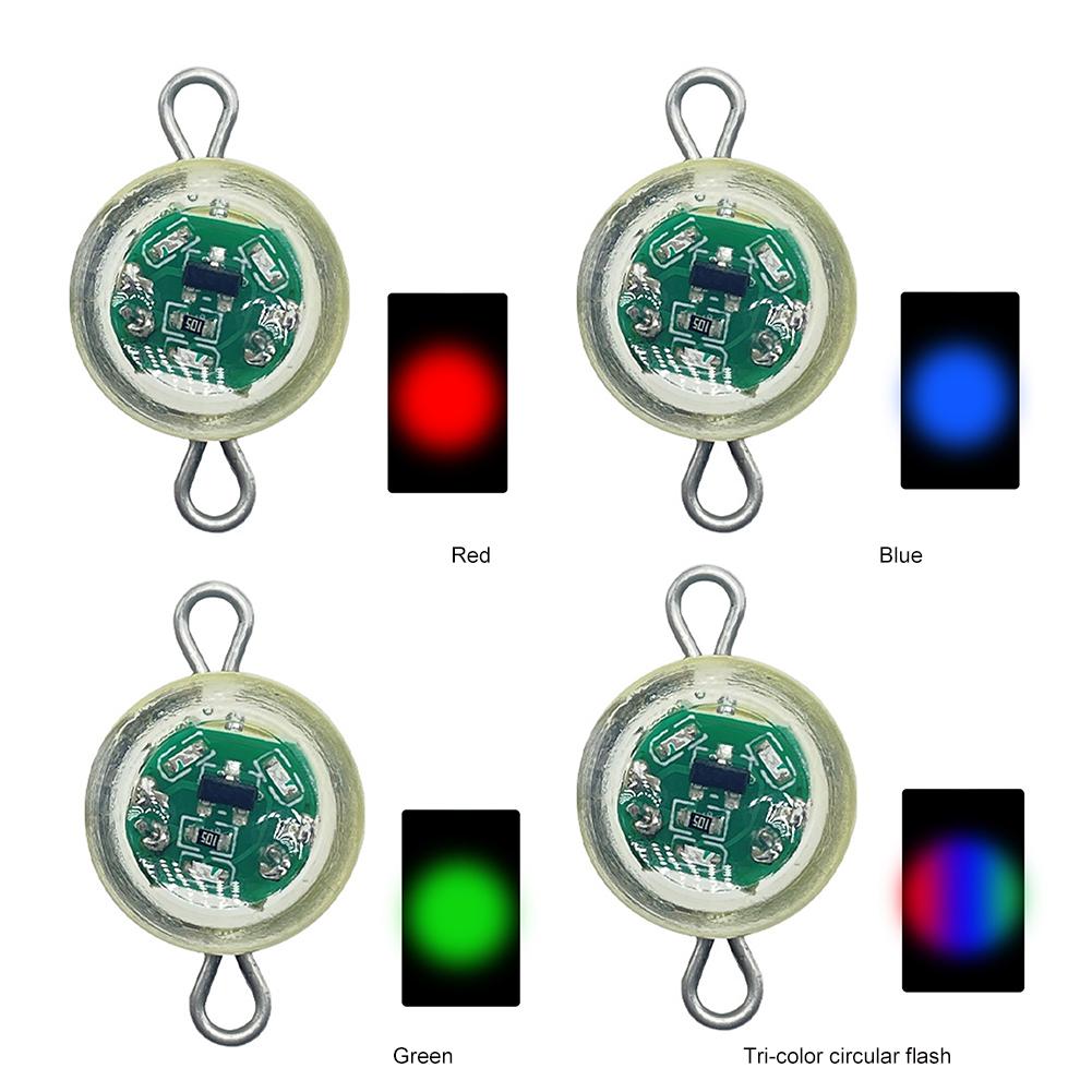 thumbnail image 3 of Pesca LED que atrae peces lámpara mini lámpara de calamar plástico para artes de pesca rojo 100 piezas, 3 of 9