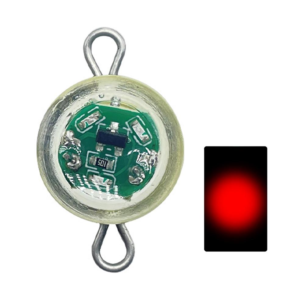 thumbnail image 4 of Pesca LED que atrae peces lámpara mini lámpara de calamar plástico para artes de pesca rojo 100 piezas, 4 of 9