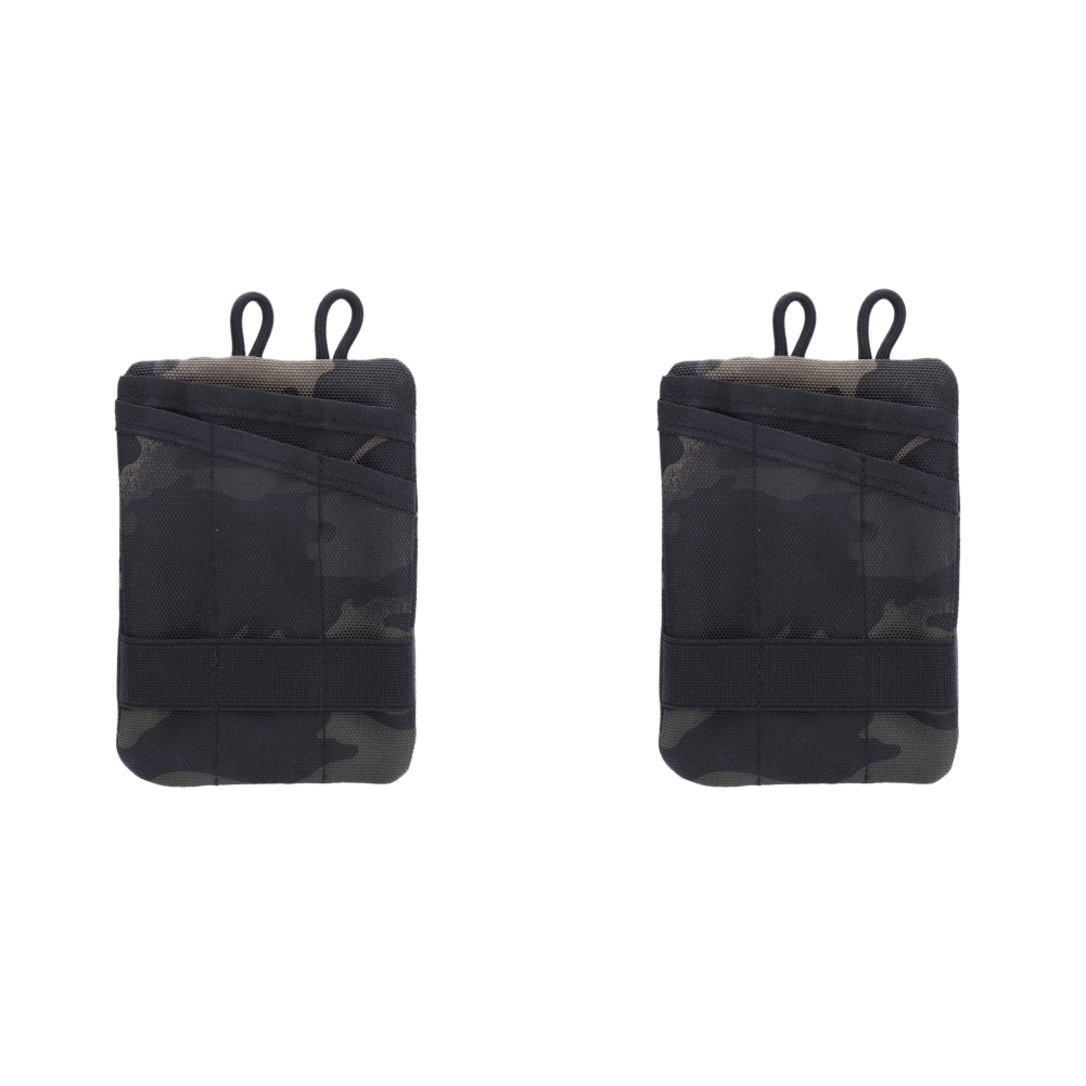 thumbnail image 5 of Bolsa multifuncional para herramientas EDC, bolsa de tela Oxford para artículos diversos para senderismo (CP), color negro, 2 uds., 5 of 8