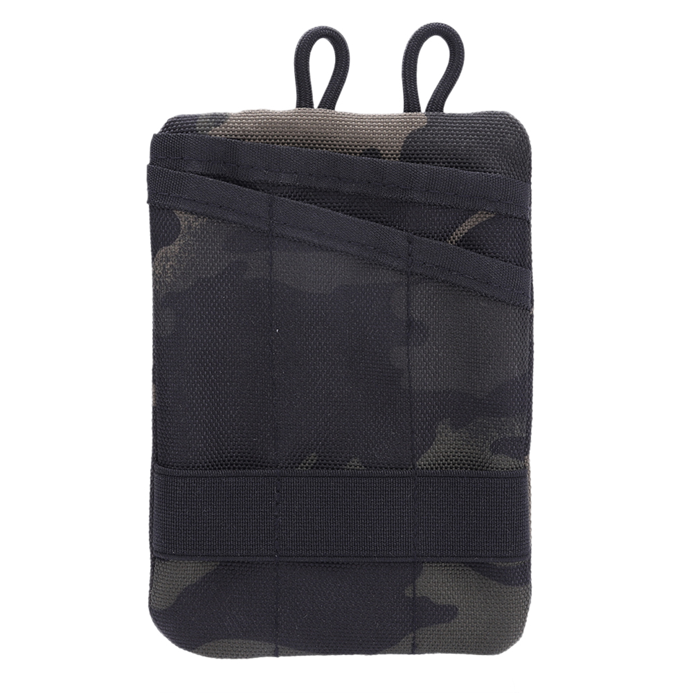 thumbnail image 1 of Bolsa multifuncional para herramientas EDC, bolsa de tela Oxford para artículos diversos para senderismo (CP), color negro, 2 uds., 1 of 8