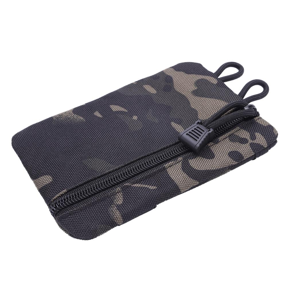 thumbnail image 3 of Bolsa multifuncional para herramientas EDC, bolsa de tela Oxford para artículos diversos para senderismo (CP), color negro, 2 uds., 3 of 8
