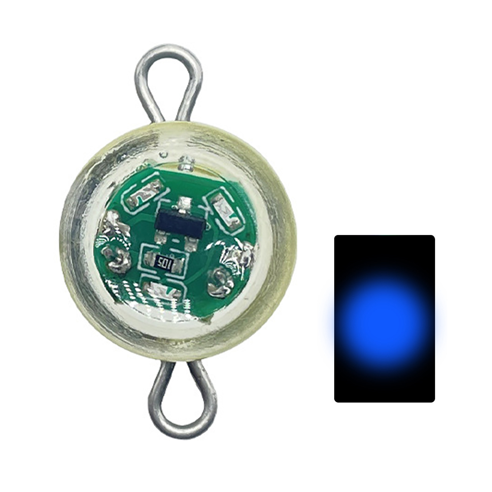 thumbnail image 1 of Lámpara LED de pesca Ehuebsd Mini lámpara de calamar de plástico Azul 3 piezas, 1 of 5