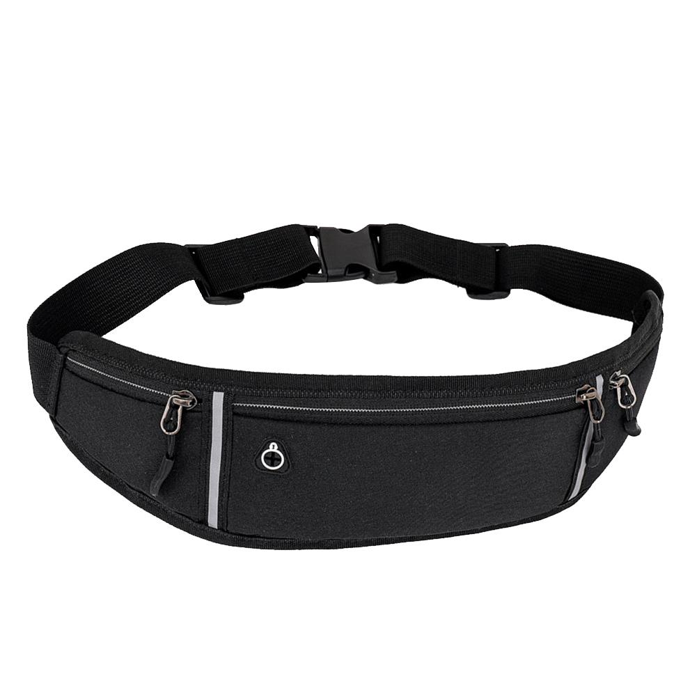 thumbnail image 5 of 4 Uds hombres mujeres deportes Mini riñonera Invisible teléfono celular Fanny Pack (negro), 5 of 9