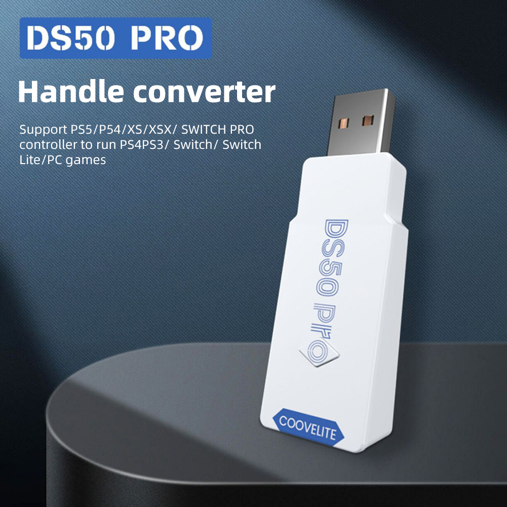 Convertidor DS50 Pro Game Controller Adapter para PS5/PS4/Xbox