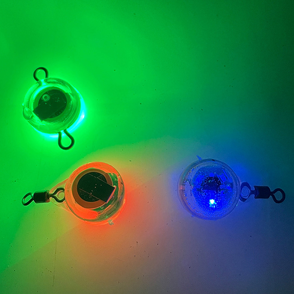 thumbnail image 4 of Lámpara LED para atraer peces, minilámpara duradera para aparejos de pesca (flash circular tricolor), 500 Uds., 4 of 5