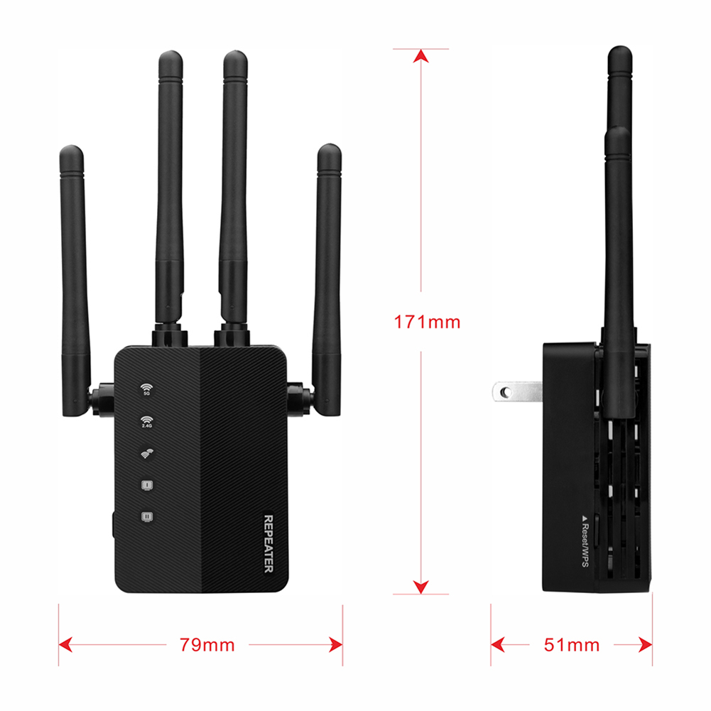 thumbnail image 2 of Repetidor WLAN Ehuebsd Extensor de Rango WiFi 2xLAN, 2 of 9