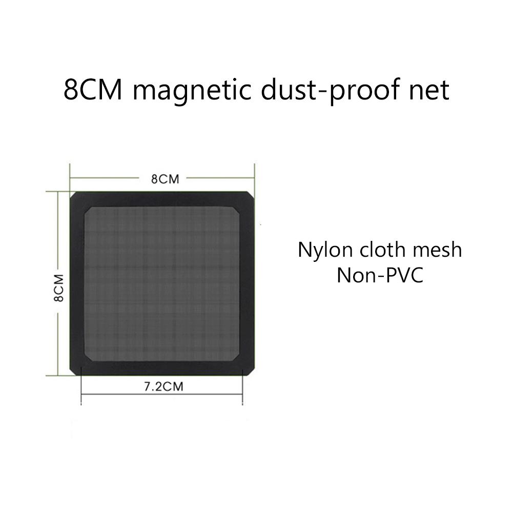 thumbnail image 2 of 30 Uds filtro de polvo magnético Ehuebsd ventilador 8cm, 2 of 8