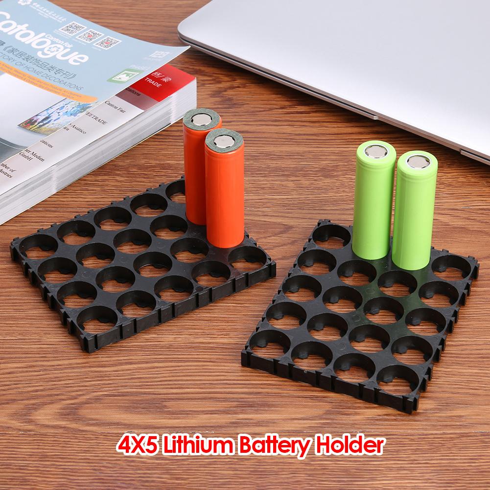 60 uds 4x5 celdas 18650 soporte radiante espaciador de batería para paquete de batería DIY