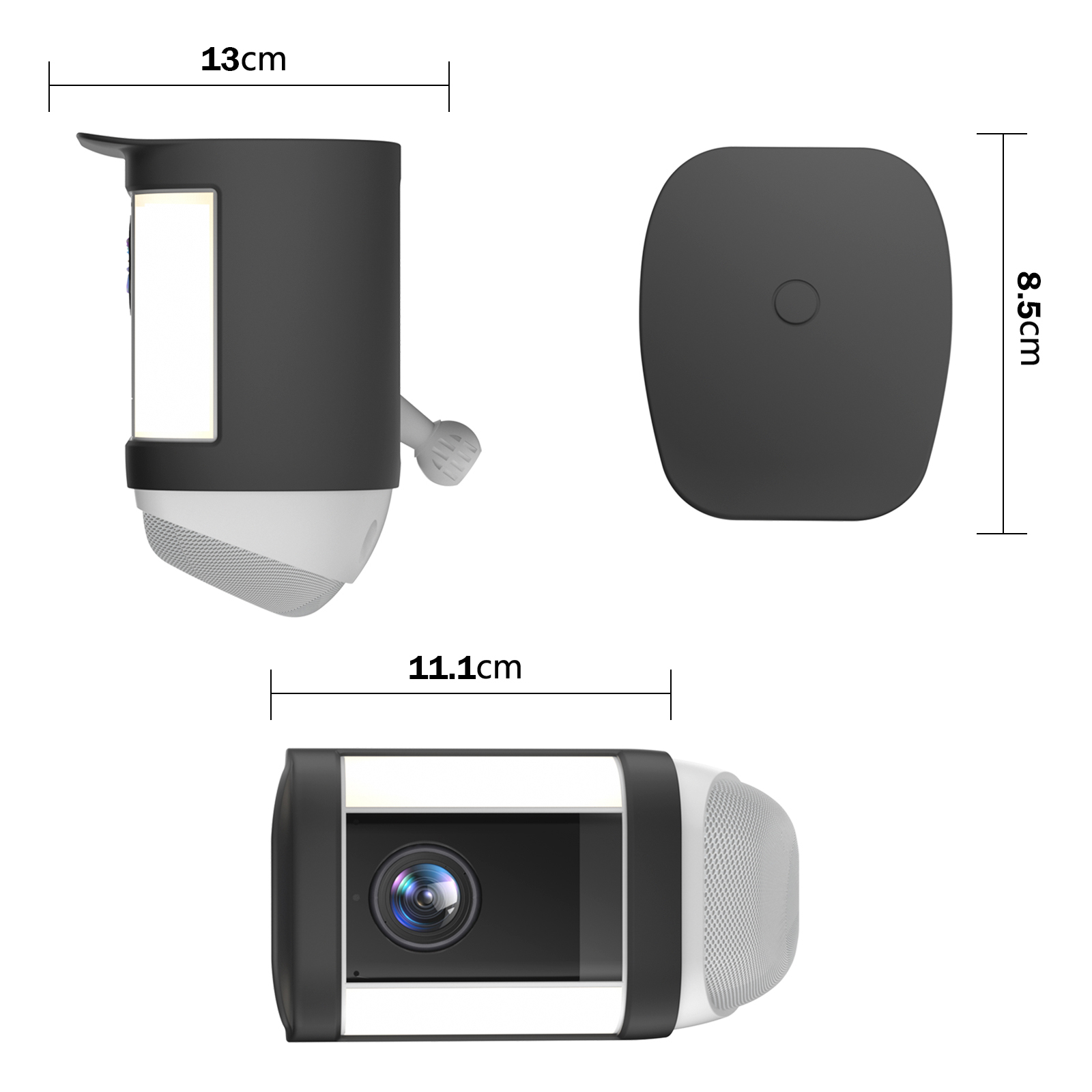 thumbnail image 2 of Carcasa protectora de silicona para cámara resistente a los rayos UV para Ring Spotlight Cam Pro/Cam Plus, 2 of 8
