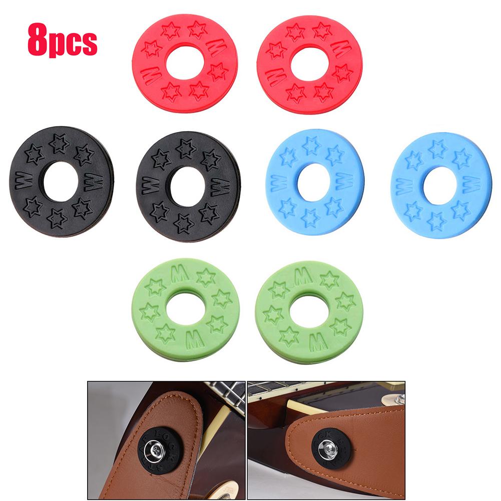 Correa de goma para guitarras eléctricas, bajo, piezas de instrumentos musicales, 32 Uds.