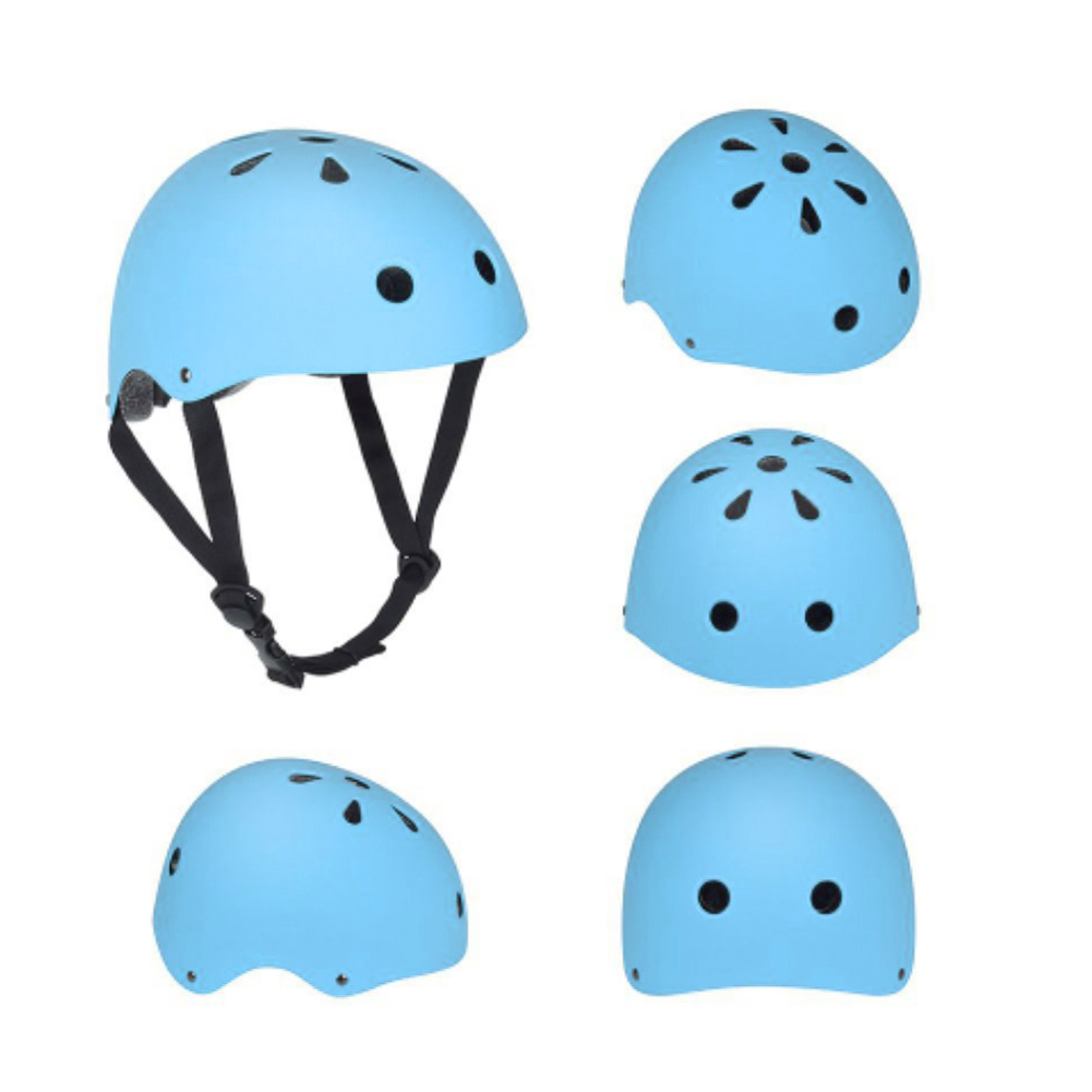 thumbnail image 1 of Niños Rodilleras Coderas Resistentes a Impactos con Casco 7 en 1 para Deporte al Aire Libre, 1 of 9